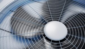 Closeup Of AC Fan